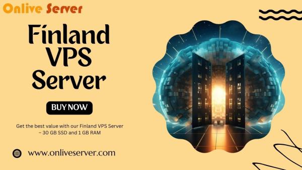 Start Your Journey with Finland VPS Server– 30 GB SSD, 1 GB RAM