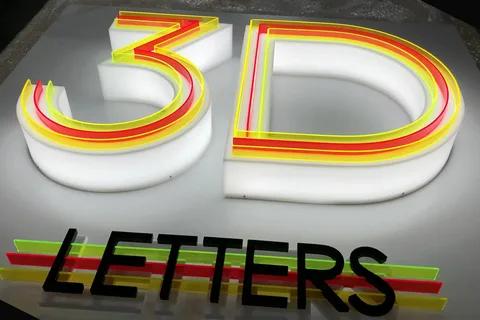 High-Quality and Custom 3D Acrylic Signs in Dubai, UAE for Shops, Offices, and Events