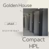 الكومباكت hpl لفواصل الحمامات والمباول