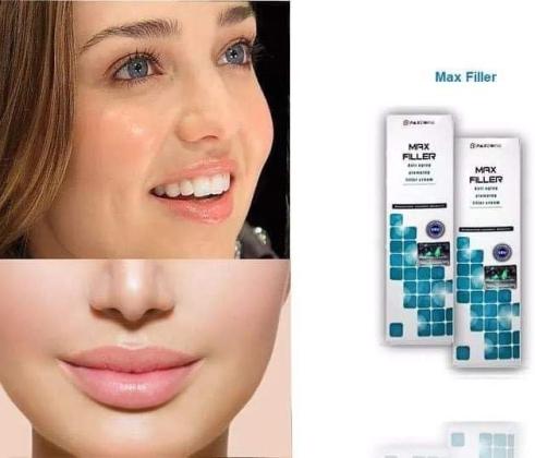 كريم ماكس فيلير للتخلص من التجاعيد ونفخ الشفايف والخدود Max filler Cream
