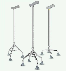 العكاز الرباعي الطبي القاعدة لكبار السن 01012187661