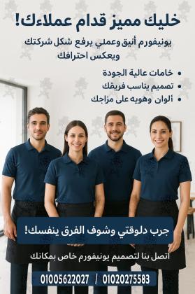 شركة توريد يونيفورم -شركة توريد زى موحد افضل التصميمات و أعلى جودة-شركة ابو سيفين يونيفورم  01020275583