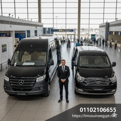 Choose Your Executive Ride: Hyundai H1 vs. Mercedes Sprinter Minibus Rental 2025 – Cairo Airport Limo!
