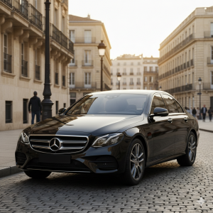 ايجار مرسيدس E200 بالسائق... الأناقة والراحة بين يديك.