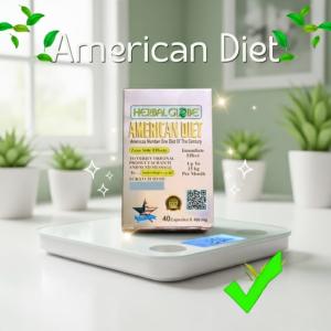 كبسولات أمريكان دايت 40 كبسولة للتحكم الفعّال في الشهية