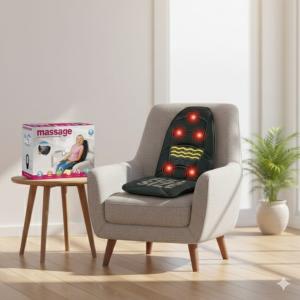 كرسي مساج متنقل راحة فورية لآلام الظهر والرقبة في البي�