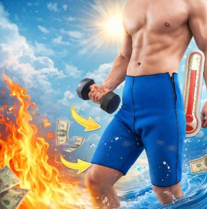 شورت الساونا الحراري لحرق الدهون بسرعة