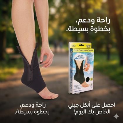 أنكل جيني: الدعم المثالي لكاحلك طوال اليوم