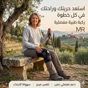 استعد حريتك في كل خطوة مع ركبة MR الطبية المفصلية