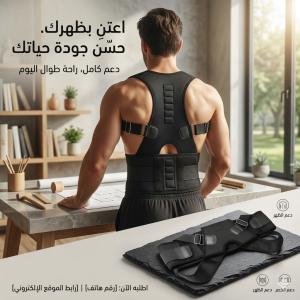 وداعاً لآلام الظهر استعد استقامة قامتك في خطوة واحد