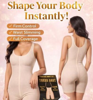 مشد التخسيس الحريمي YOUNG BODY - نحت الخصر وتنحيف القوام 01145359198*01222845873