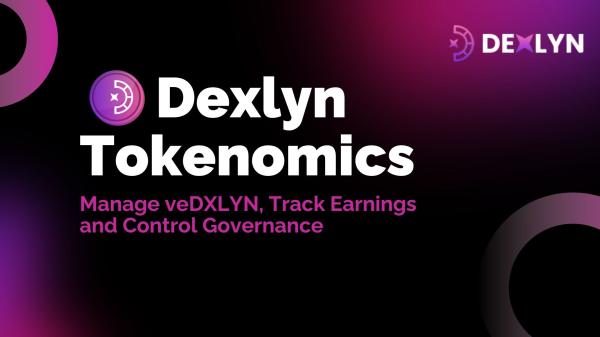 Dexlyn Dashboard – Manage veDXLYN, Track Earnings and Control Governance