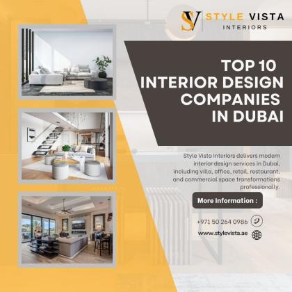 Top 10 Interior Design Companies in Dubai for Stylish Home and Office Interiors