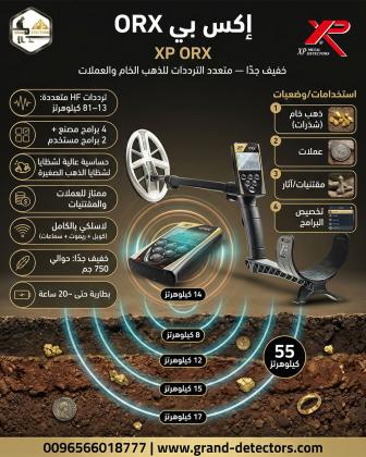 XP ORX – تكنولوجيا متقدمة للكشف عن الذهب الخام