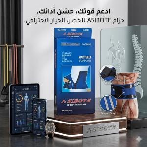 حزام دعم الخصر من سايبوت 4 سوستة - دعم وتثبيت مثالي 011453591