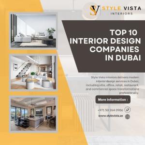 Top 10 Interior Design Companies in Dubai for Stylish Home and Office Interiors