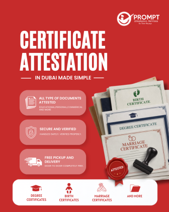Certificate Attestation in Dubai