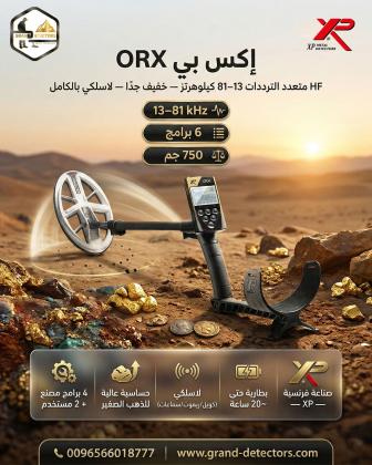 أقوى أجهزة كشف الذهب XP ORX الفرنسي