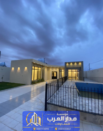 تصميم وتنفيذ ملحق خارجي فخم بالرياض 0551033861