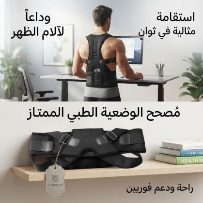 قميص بوستر سبورت - تخفيف آلام الظهر والكتف والرقبة