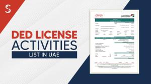 DED License Activities List in UAE: Guide for Indians
