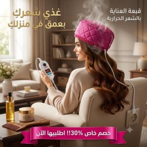 كاب حراري للشعر لروتين عناية مثالي